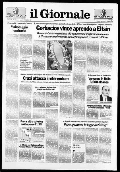 Il giornale : quotidiano del mattino